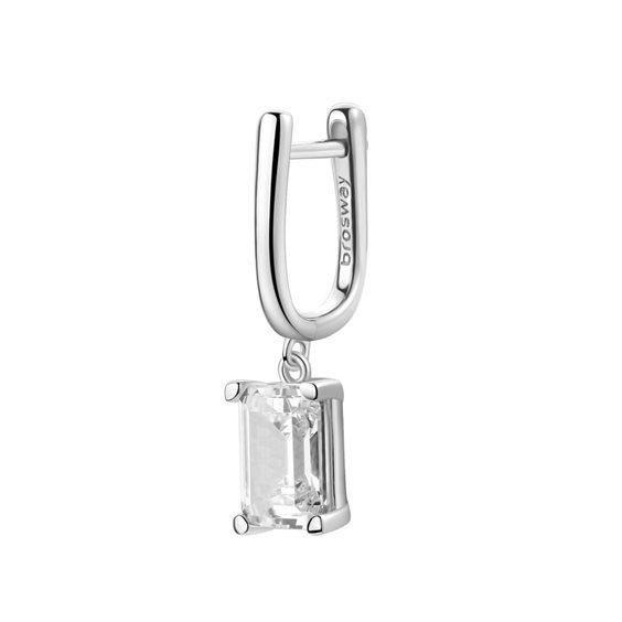 Single earring Brosway Woman Fancy in Silver Cubic Zirconia FIW12 - FIW12